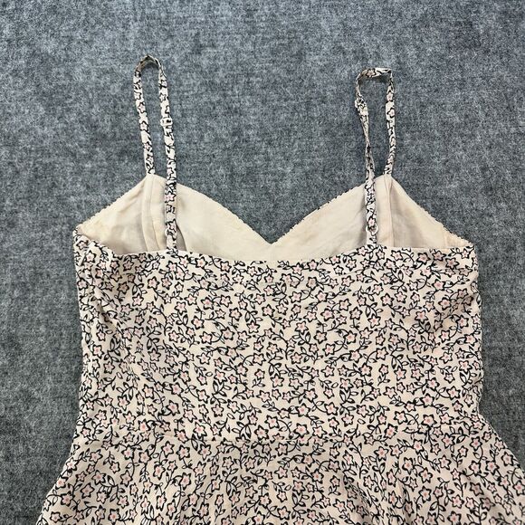 ARITZIA Talula Dress Women 4 Pink Floral Mini Swing Adjustable Straps Skater - Picture 10 of 15